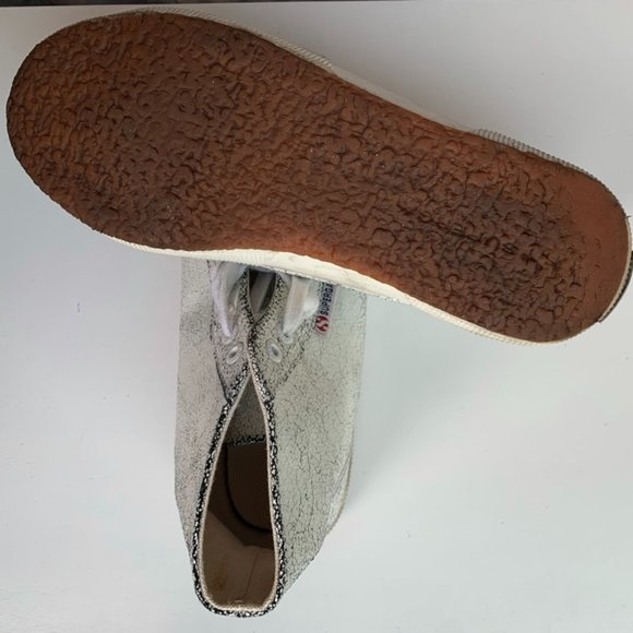 Superga Cracked-Leather High Tops - Picture 5 of 5